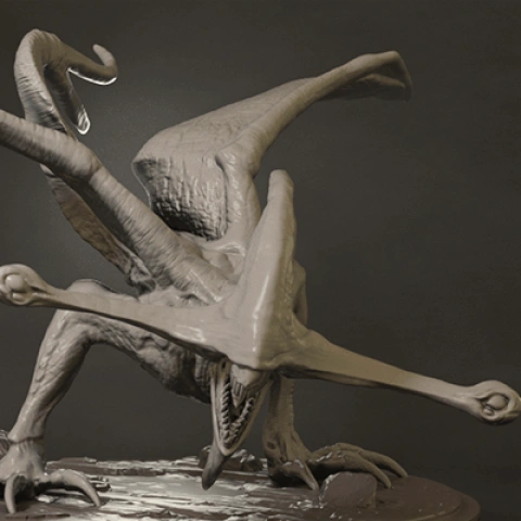 preview of Bioraptor 3D Printing Figurine | Assembly