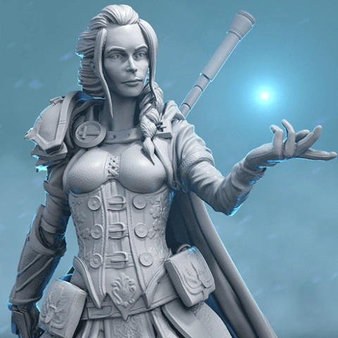 preview of Jaina 3D Printing Figurine | Assembly