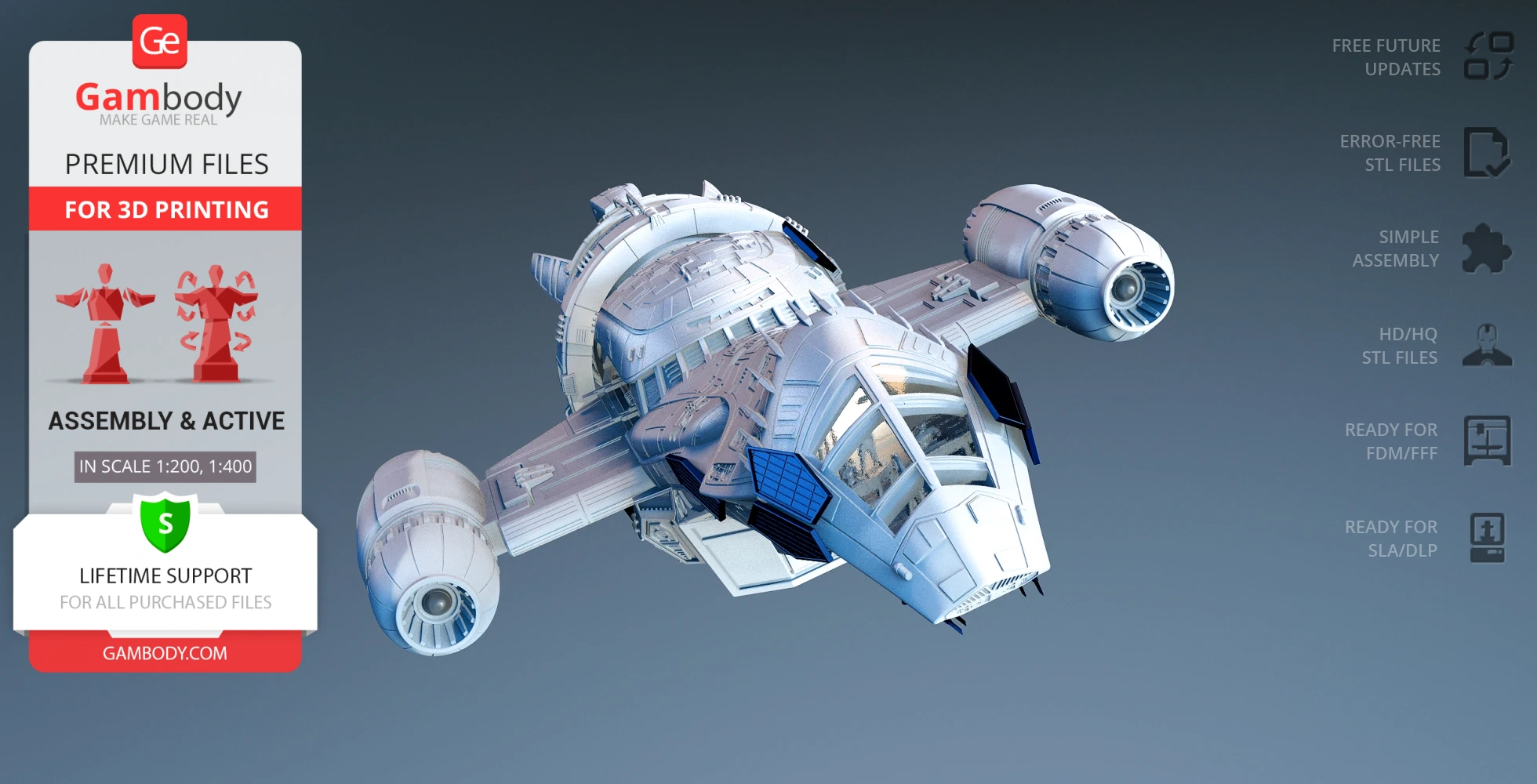 Buy Serenity 3D Printing Model | Assembly