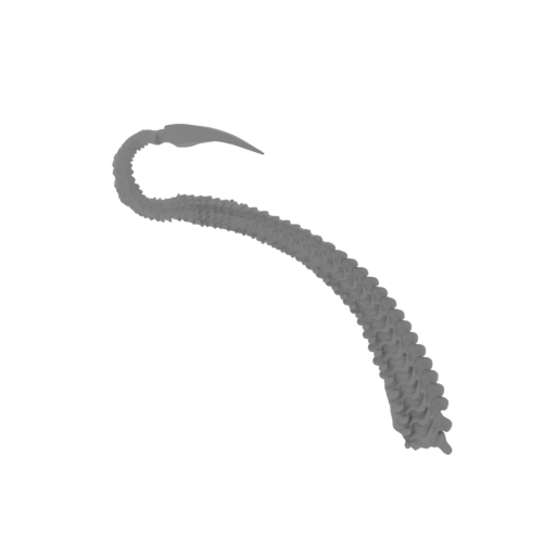 83_alien_4_tail_FDM(repaired).stl