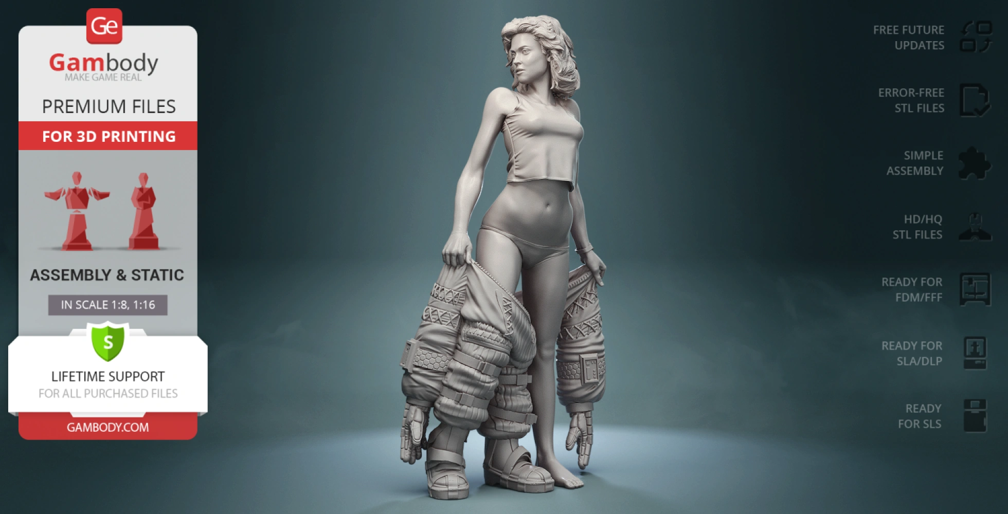 Buy Ripley Underwear 3D Printing Figurine | Assembly