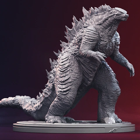 preview of Godzilla 2014 3D Printing Figurine | Assembly