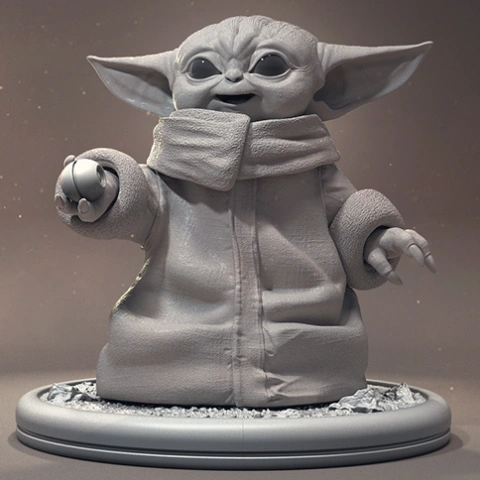 preview of Baby Yoda 3D Printing Figurine | Assembly