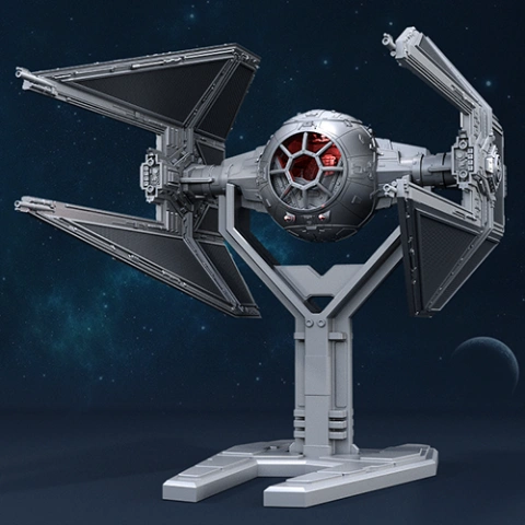 preview of TIE Interceptor 3D Printing Model | Assembly