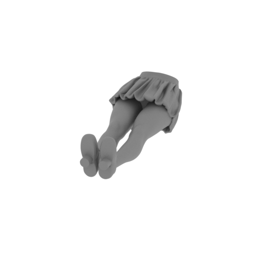 Uraraka_School_Dress_Lower_Body.stl
