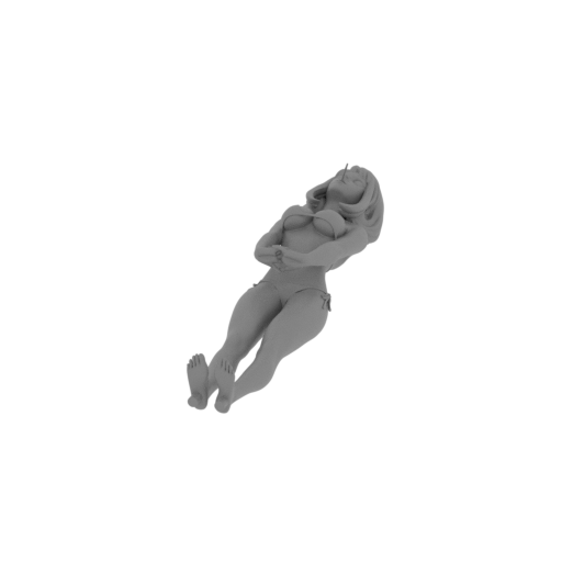 Uraraka_Summer_Beach_Body.stl