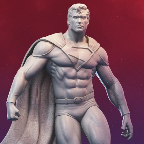 preview of Superman Classic 3D Printing Figurine | Assembly 