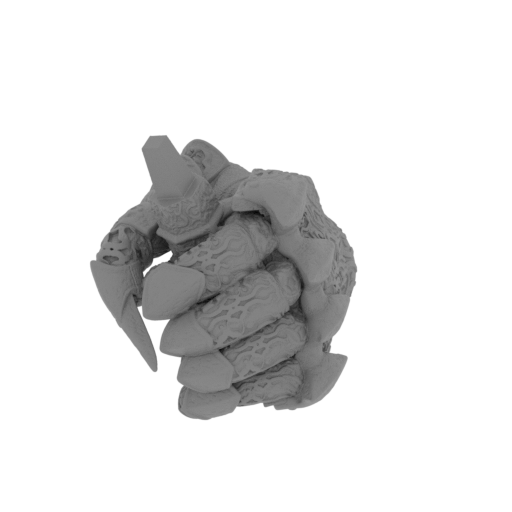 11_v2_hand_L_with_mace_FDM(repaired) (repaired).stl