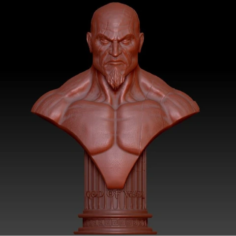 preview of Kratos Bust