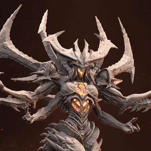preview of Diablo 3D Printing Figurine | Assembly