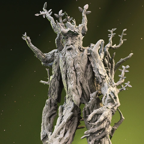 preview of Treebeard 3D Printing Figurine | Assembly