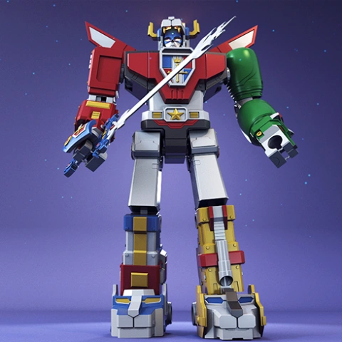 preview of Voltron (1984) 3D Printing Model | Assembly + Action