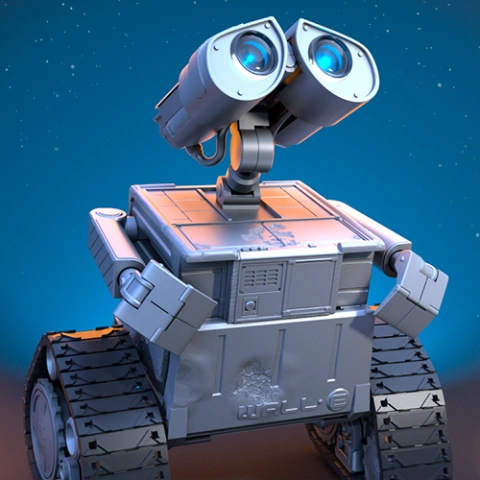 preview of WALL-E 3D Printing Model | Assembly + Action