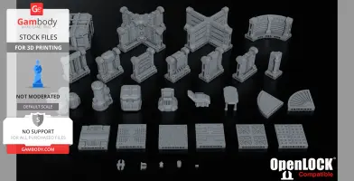 Sci Fi Terrain Pack 01