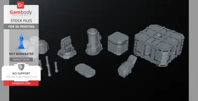 Sci Fi Terrain Pack 01
