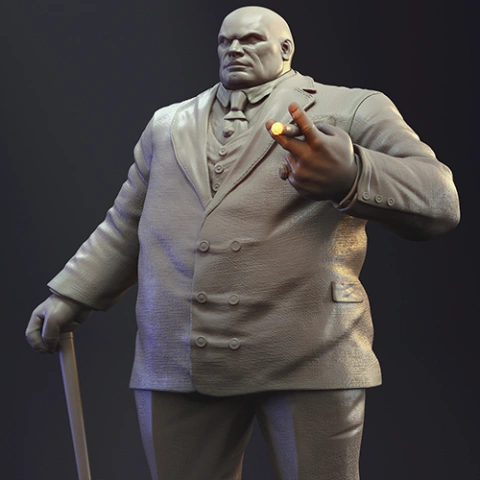 preview of Kingpin 3D Printing Figurine | Assembly