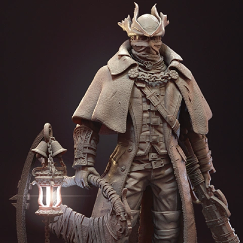 preview of The Hunter 3D Printing Figurine | Assembly