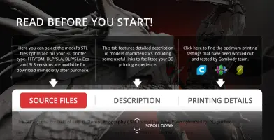 A guide for downloading and printing Batman Ninja vs Joker Dragon diorama STL files from Gambody.