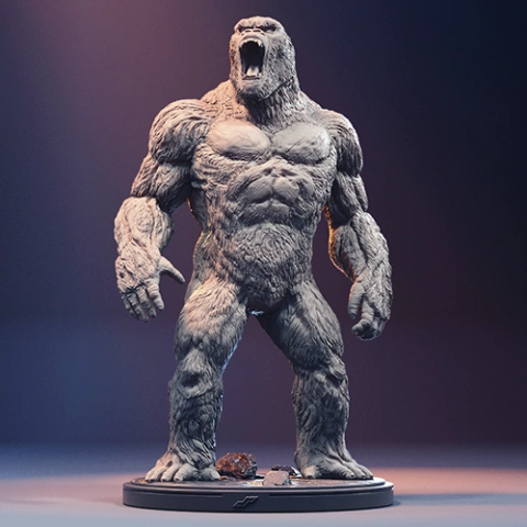 preview of Kong 3D Printing Figurine | Assembly