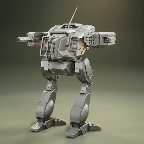 preview of MWO Shadow Cat 3D Printing Model | Assembly + Action