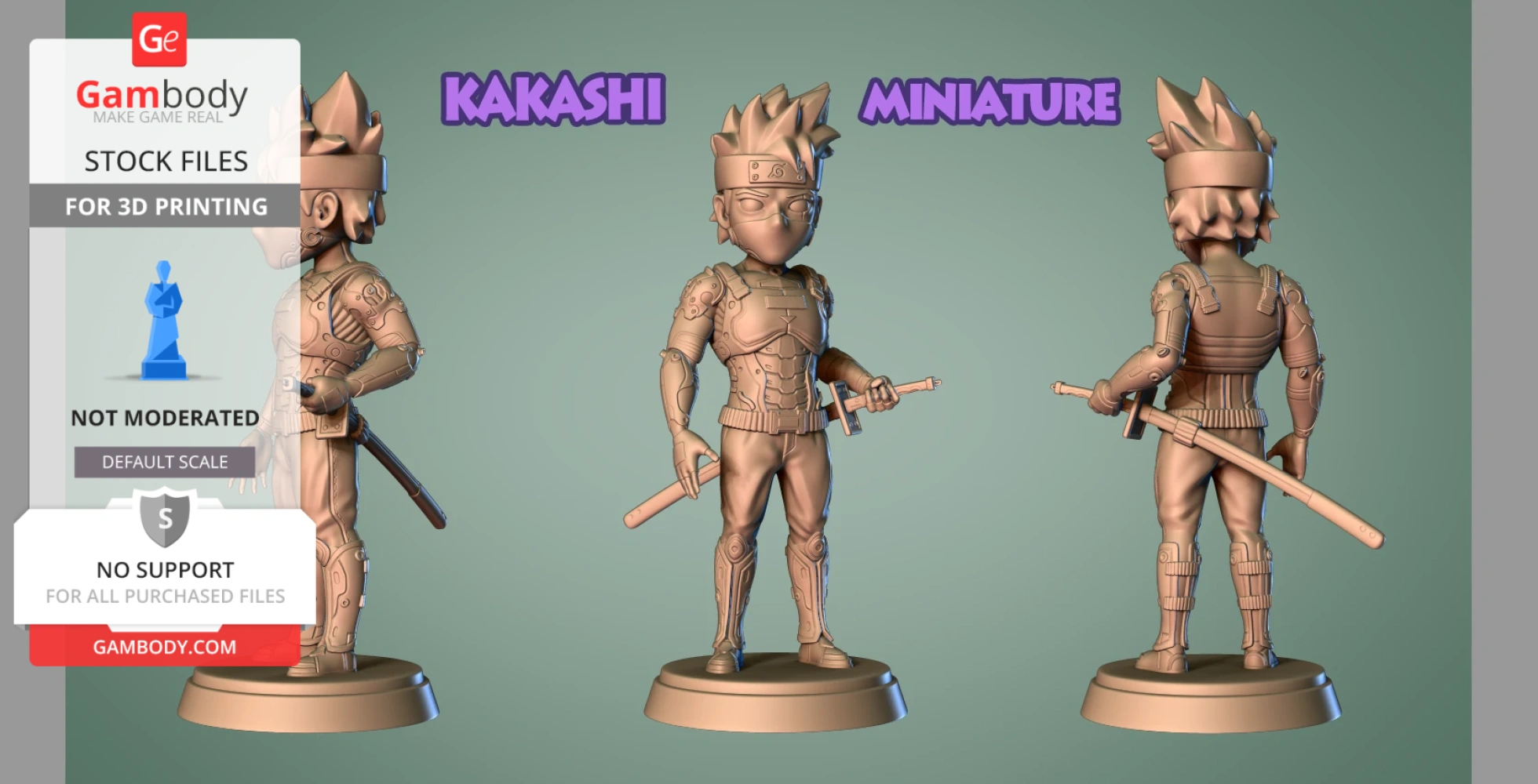 Buy Kakashi with Cifi Gear Miniature - Mini FanArt