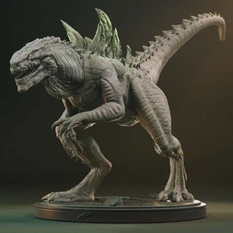 preview of Zilla 3D Printing Figurine | Assembly