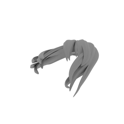 7_Long_Hair_Front_FDM.stl