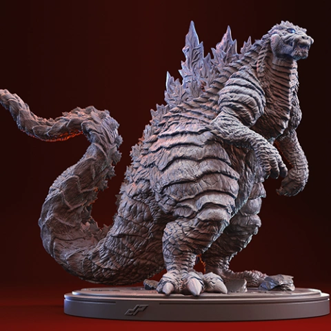 preview of Godzilla Singular Point 3D Printing Figurine | Assembly