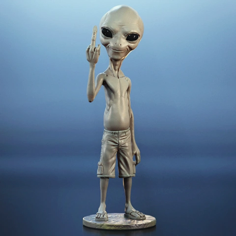 preview of Paul the Alien 3D Printing Figurine | Assembly