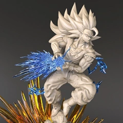 preview of Dragon Ball Z Goku Kamehameha Figurine