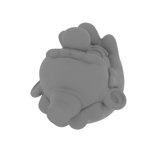 Mario - Head 3 - Head _ Hair Full.stl