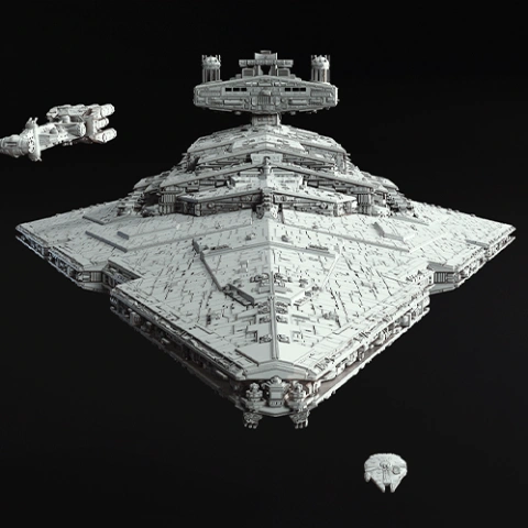 preview of Star Destroyer 3D Printing Model | Assembly