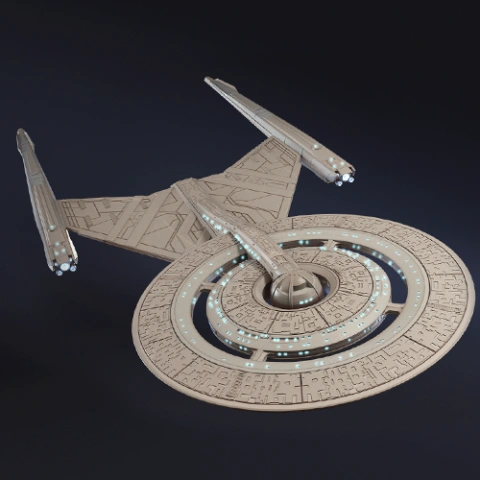 preview of USS Discovery NCC-1031 3D Printing Model | Assembly