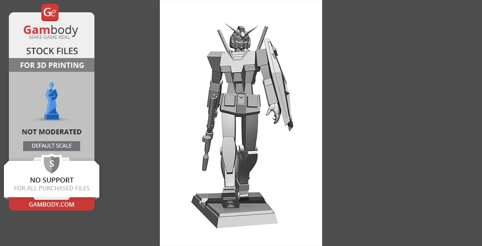 Buy RX-78-2 Gundam 3D Printing Figurine