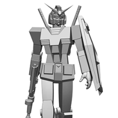 preview of RX-78-2 Gundam 3D Printing Figurine