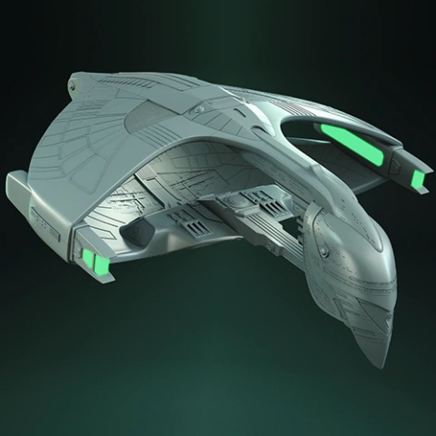 preview of Romulan Warbird 3D Printing Model | Assembly