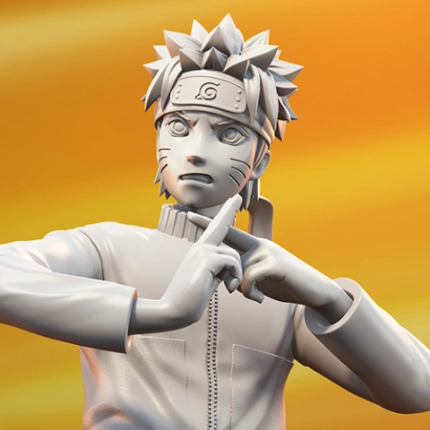 preview of Naruto 3D Printing Figurine | Assembly