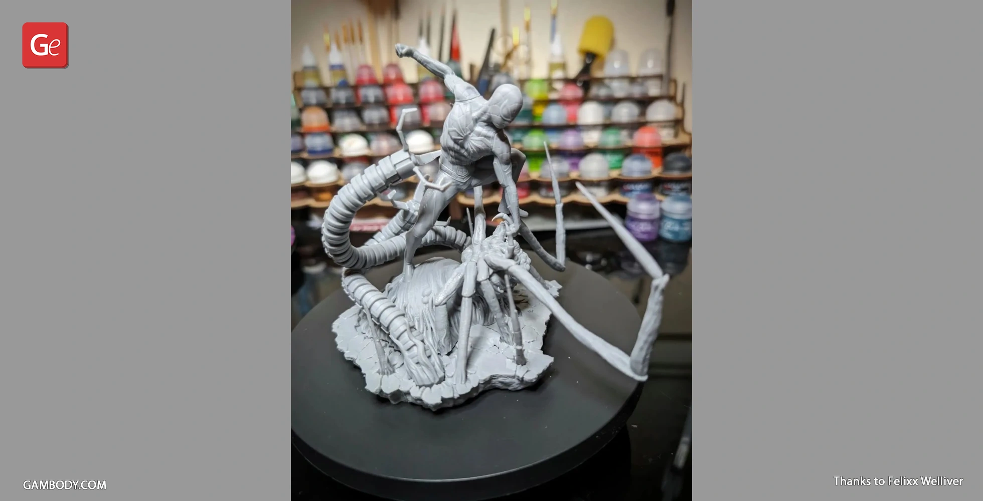 Buy Spider-Man 3D Printing Figurine in Diorama | Assembly