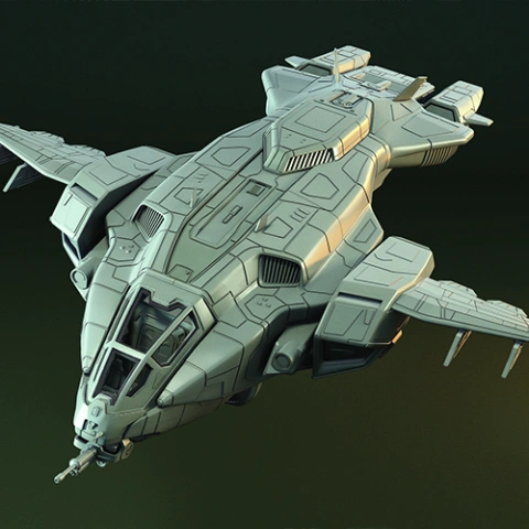 preview of D77 Pelican 3D Printing Model | Assembly + Active