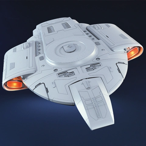preview of USS Defiant 3D Printing Model | Assembly