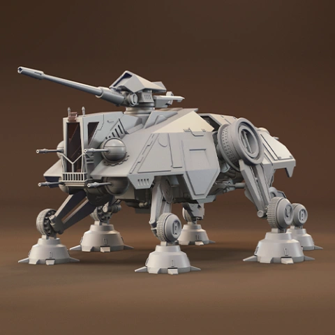 preview of AT-TE Walker 3D Printing Model | Assembly + Active