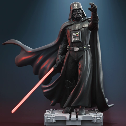 preview of Lord Darth Vader 3D Printing Figurine | Assembly