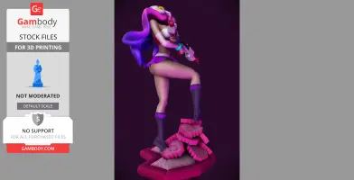 Miss Fortune 3D Printing Model STL Files | Premium Collectible Statue