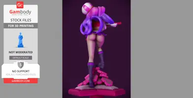 Miss Fortune 3D Printing Model STL Files | Premium Collectible Statue