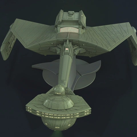 preview of Klingon D7 Battlecruiser 3D Printing Model | Assembly