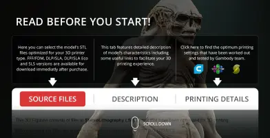 Humanoid alien 3D model with detailed textures, optimized for various 3D printing formats.