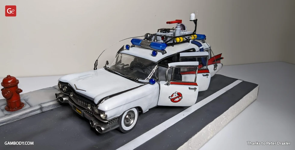 Buy Ecto-1 3D Printing Model | Assembly + Active