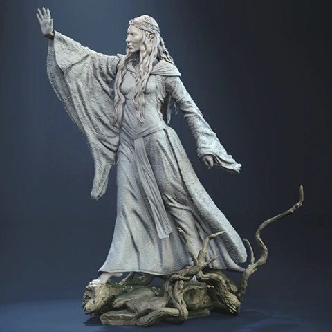 preview of Galadriel 3D Printing Figurine | Assembly