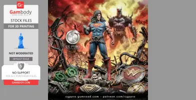 Superman – Death Metal Comics 3D Printing Model