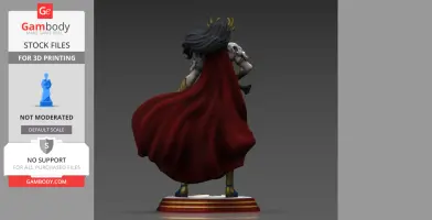 Wonder Woman Death Metal 3D Printing Model
